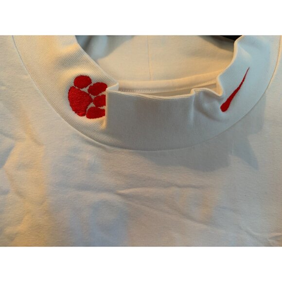 Clemson Tigers Nike Long Sleeve Mock Neck Embroidered Shirt - New Men's 3XL - Picture 1 of 6